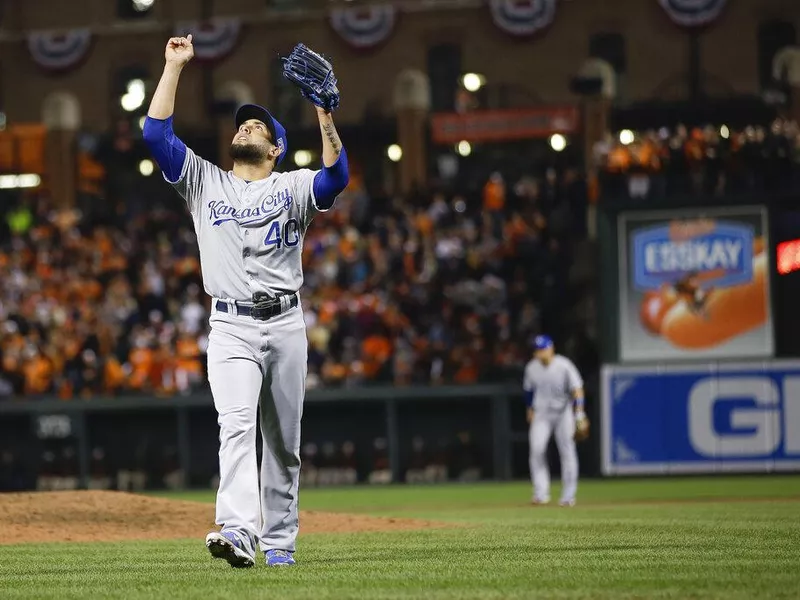 Kansas City Royals pitcher Kelvin Herrera