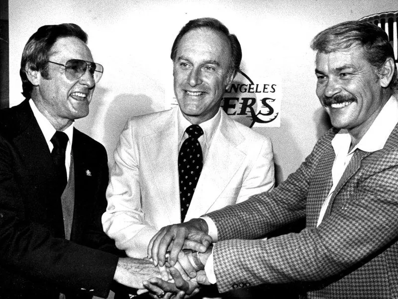 Bill Sharman, Jerry Buss, Jack McKinney