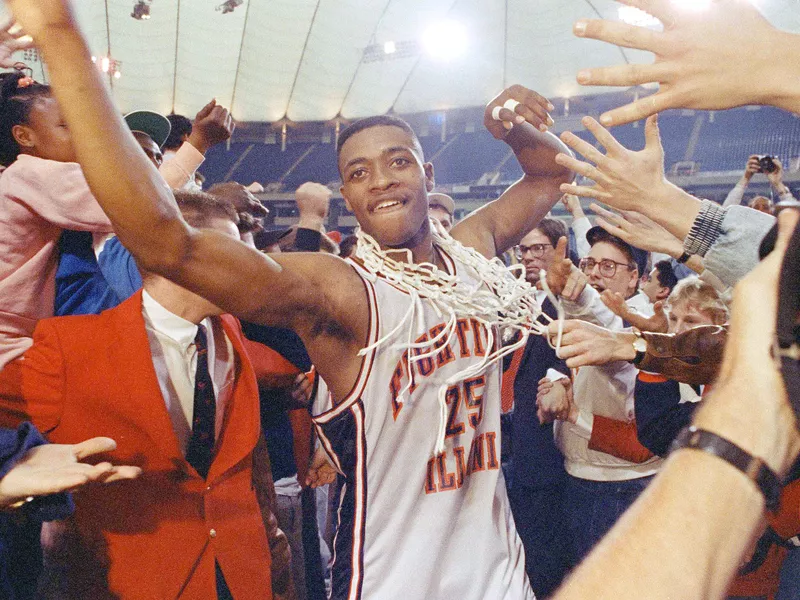 Nick Anderson leaves court after victory over Syracuse