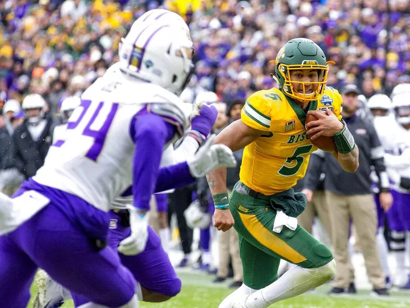 North Dakota State quarterback Trey Lance