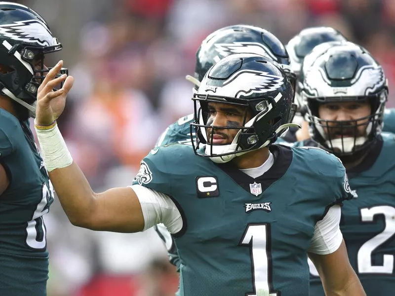 Philadelphia Eagles quarterback Jalen Hurts