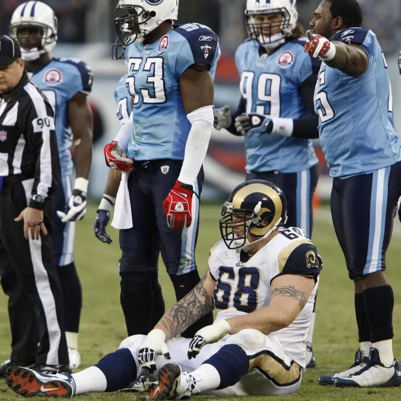 Rich Incognito sits on field dejected