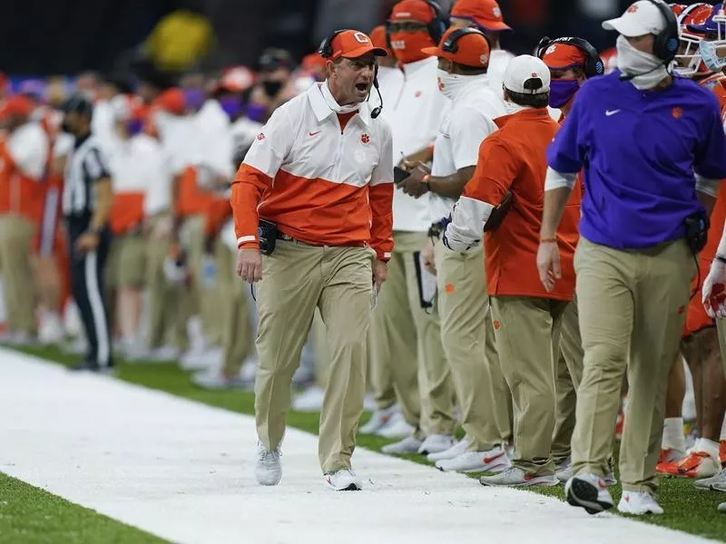 Clemson coach Dabo Swinney