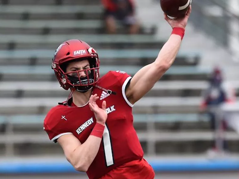 Kennedy Catholic High School quarterback Sam Huard