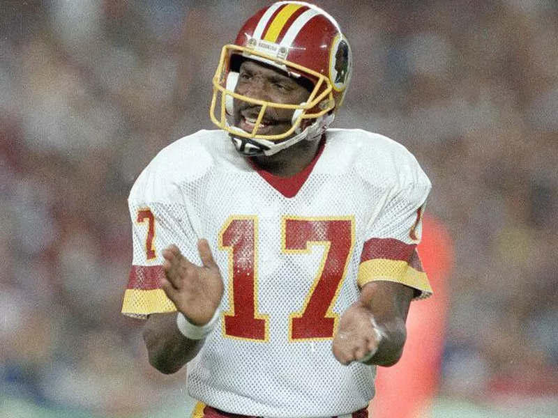 Doug Williams with Redskins