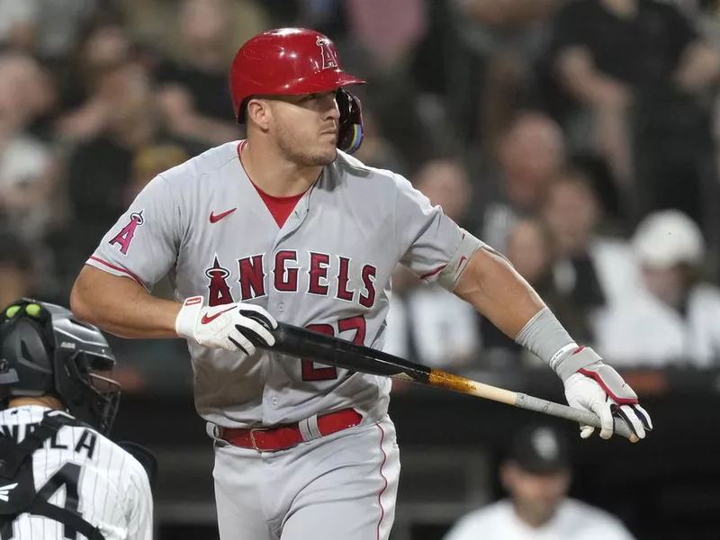 Los Angeles Angels' Mike Trout