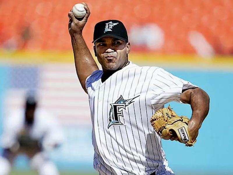 Florida Marlins pitcher Ugueth Urbina