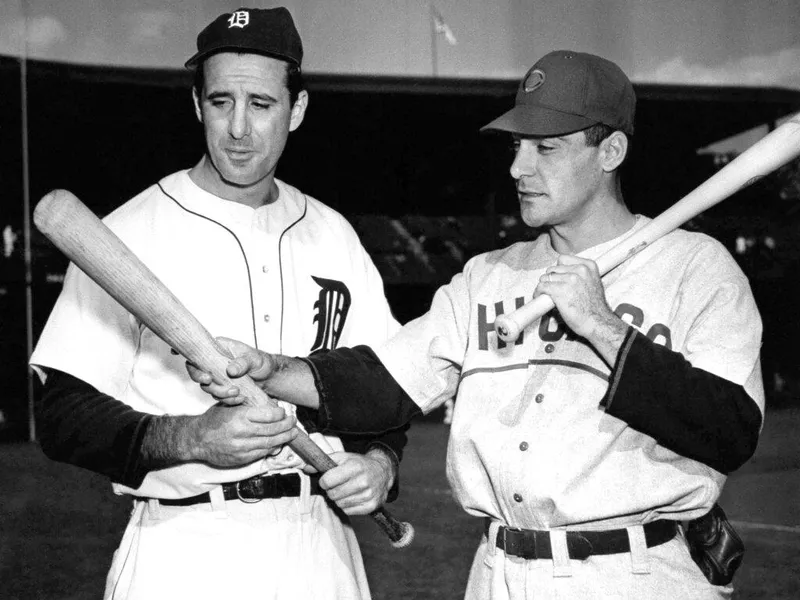 Hank Greenberg and Phil Cavaretta