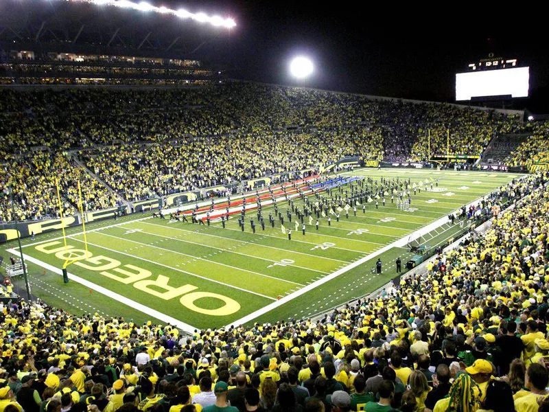 Autzen Stadium in Eugene