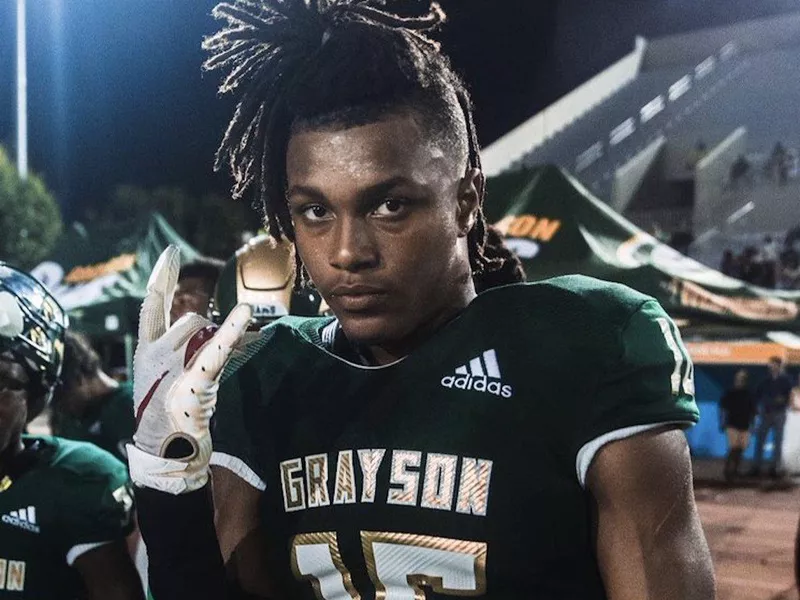 Grayson High linebacker Tyler Atkinson