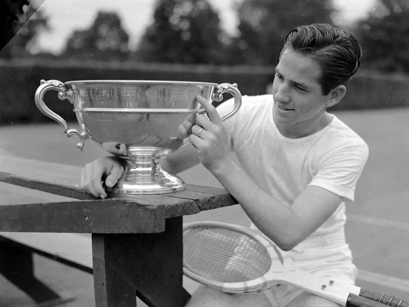 Riggs with championship cup