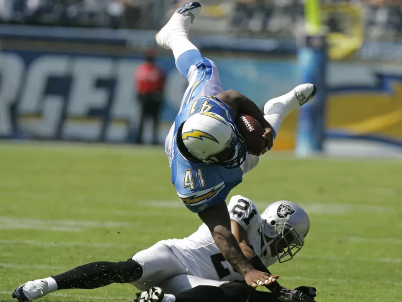 Lorenzo Neal and Nnamdi Asomugha