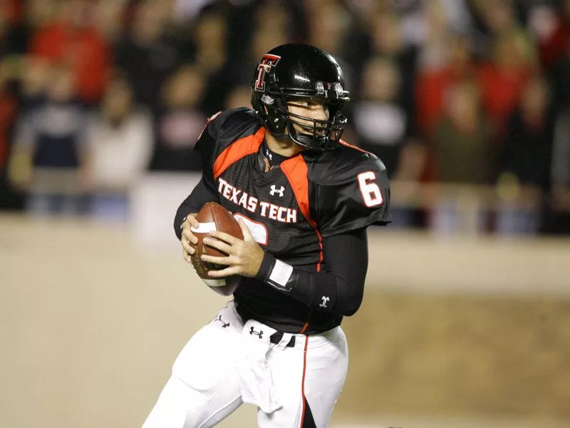 Texas Tech quarterback Graham Harrell