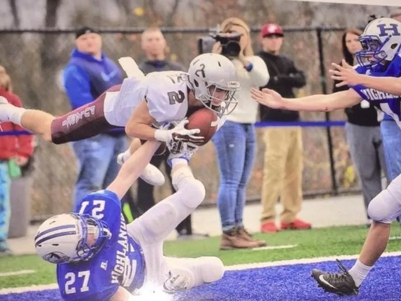 Pulaski County High wide receiver Jake Johnson