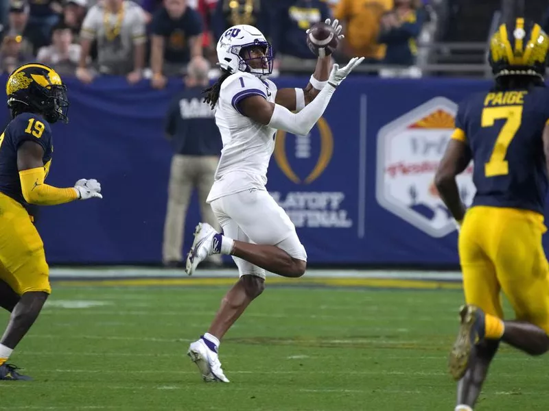 TCU wide receiver Quentin Johnston