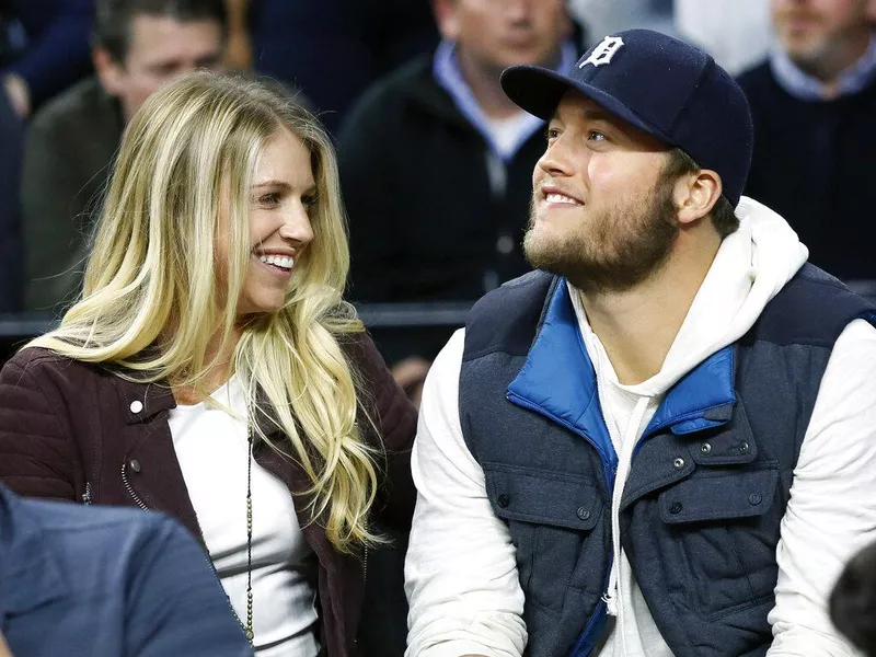 Kelly Stafford and Matt Stafford