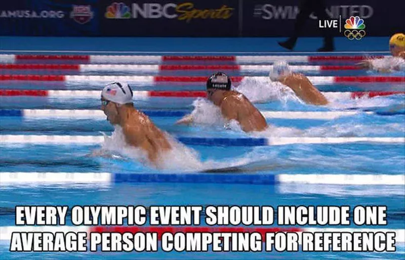 Not everyone can win Olympics meme