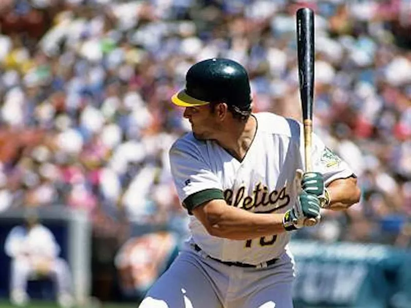 Troy Neel batting