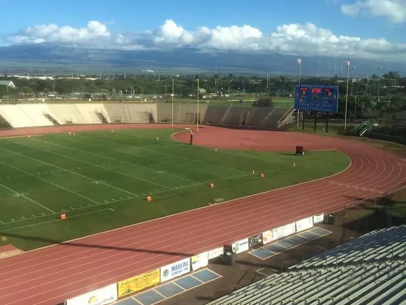 War Memorial Stadium in Wailuku, Hawaii