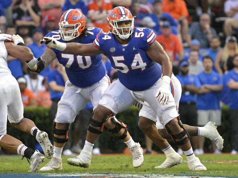 Florida offensive lineman O'Cyrus Torrence