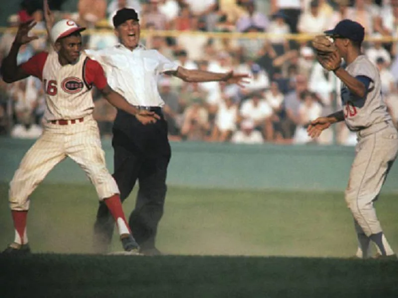 Leo Cardenas and Maury Wills