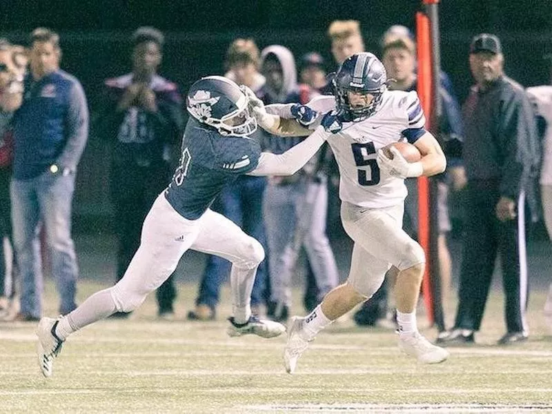 Perry High wide receiver Colby Dickie