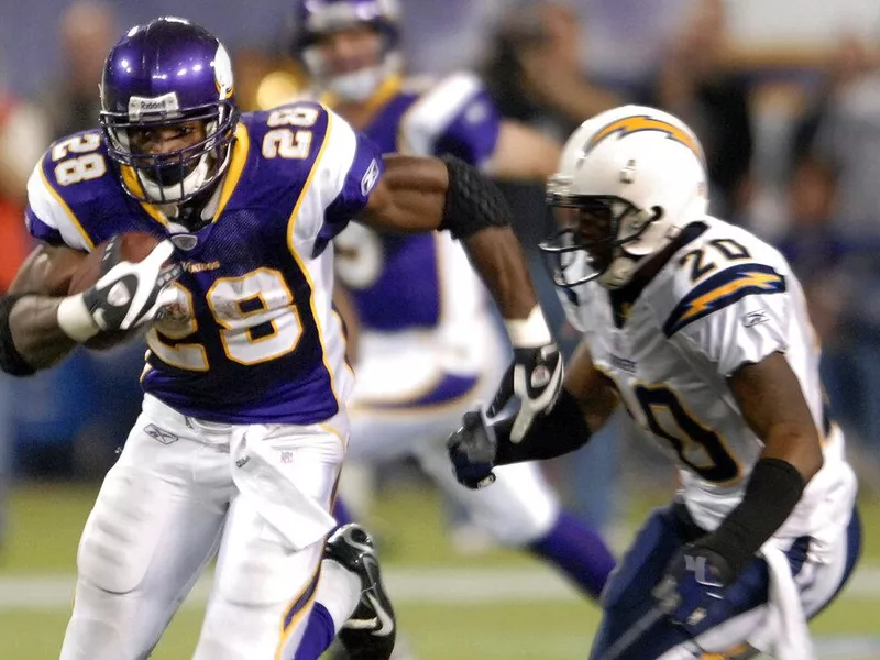 Minnesota Vikings running back Adrian Peterson