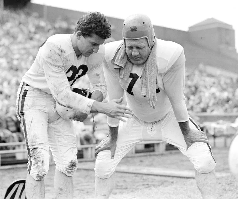 Gino Cappelletti and Bronko Nagurski