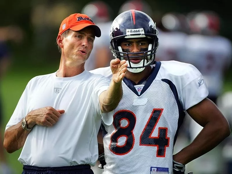 Denver Broncos wide receiver coach Steve Watson