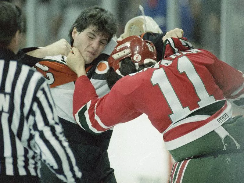 Philadelphia Flyers right wing Rick Tocchet