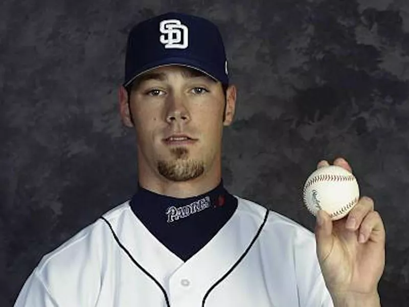 San Diego Padres pitcher Eric Cyr