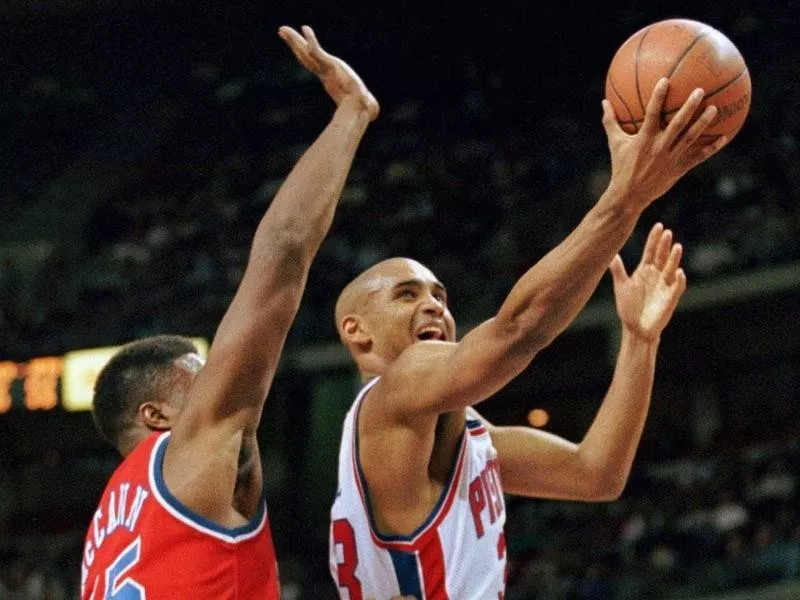 Detroit Pistons forward Grant Hill