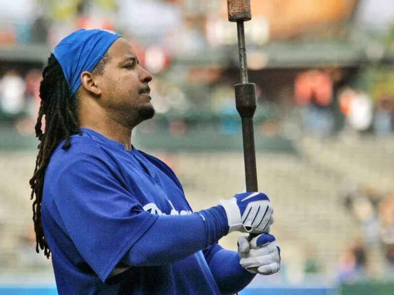 Los Angeles Dodgers outfielderManny Ramirez