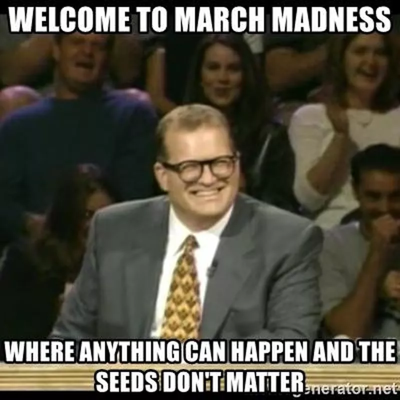 March Madness upsets meme