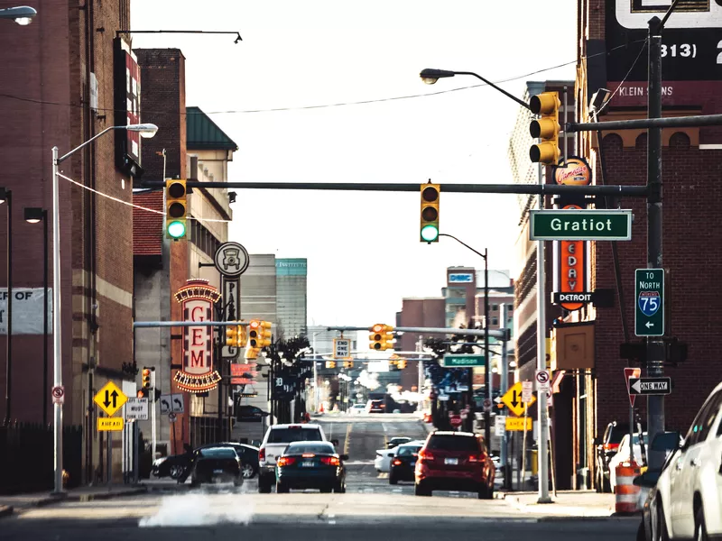 Streets of Detroit, Michigan