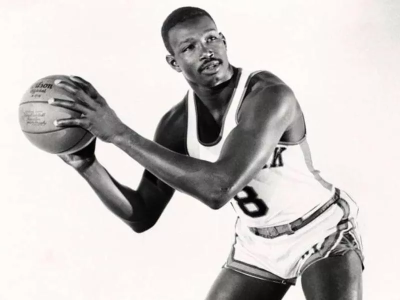 Wali Jones posing with ball