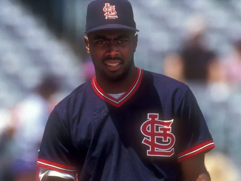 St. Louis Cardinals outfielder Bernard Gilkey