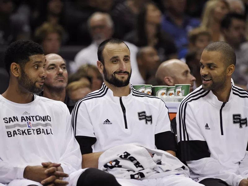 Tim Duncan, Manu Ginobili, Tony Parker