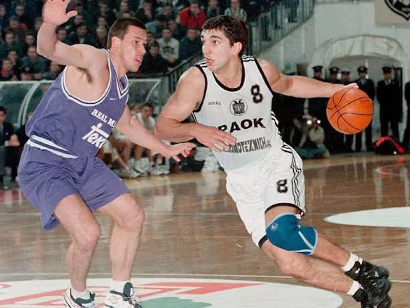 P.A.O.K small forward Peja Stojakovic