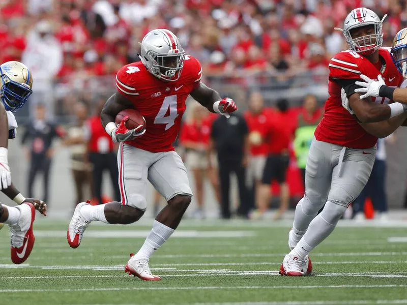 Ohio State running back Curtis Samuel in Ohio Stadium