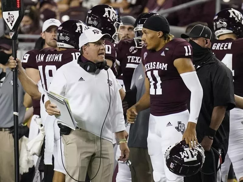 Texas A&M coach Jimbo Fisher