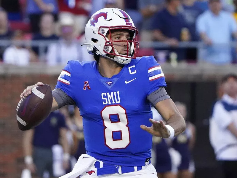 SMU quarterback Tanner Mordecai