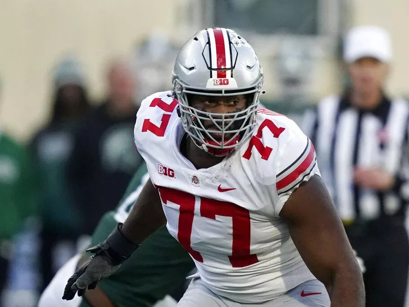 Ohio State offensive lineman Paris Johnson Jr.