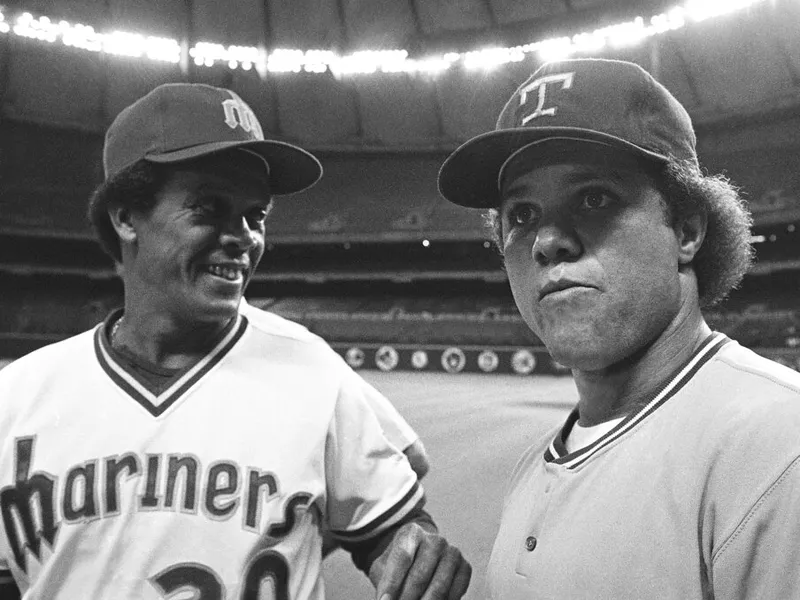 Maury Wills and Bump Wills