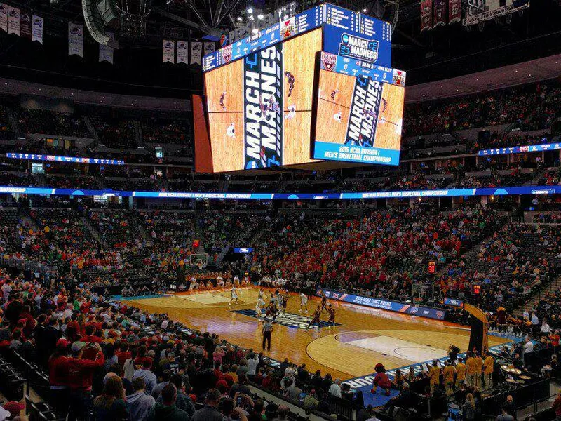 2016 NCAA tournament game at the Pepsi Center, now named Ball Arena