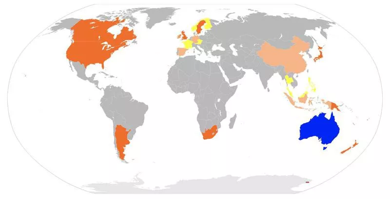 Australian Rules Football countries