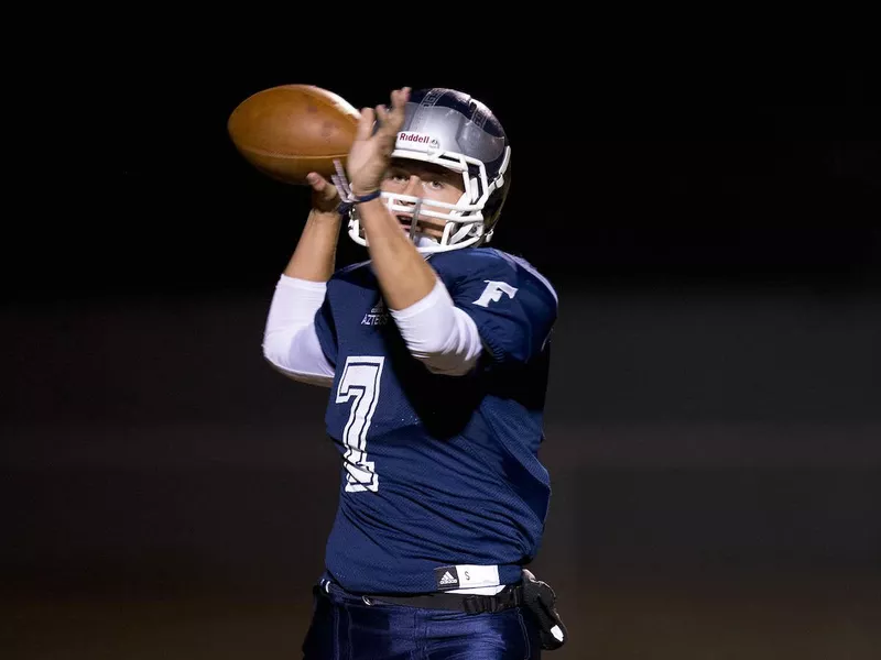 Farmersville High QB Sam Metcalf