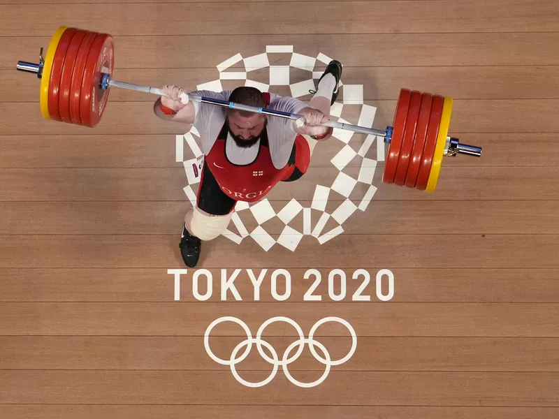 Lasha Talakhadze competes in men's +109kg weightlifting event 2020 Summer Olympic Games