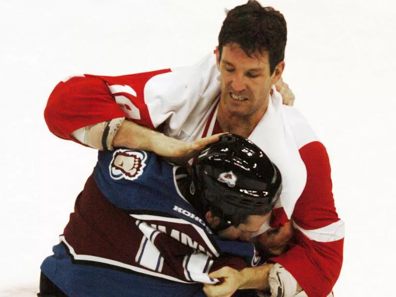 Detroit Red Wings left wing Brendan Shanahan