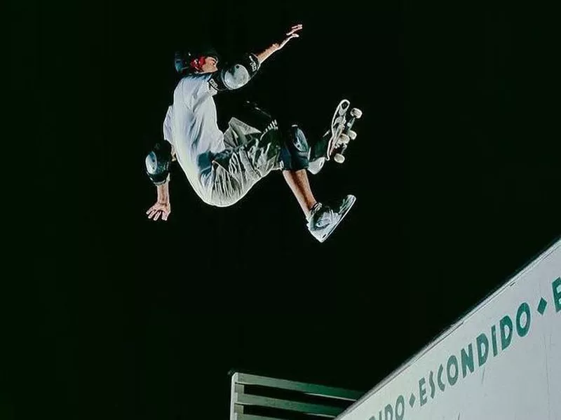 Bob Burnquist skating